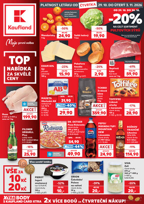 Leták Kaufland 29.10. - 3.11. - Kaufland - Kuřim