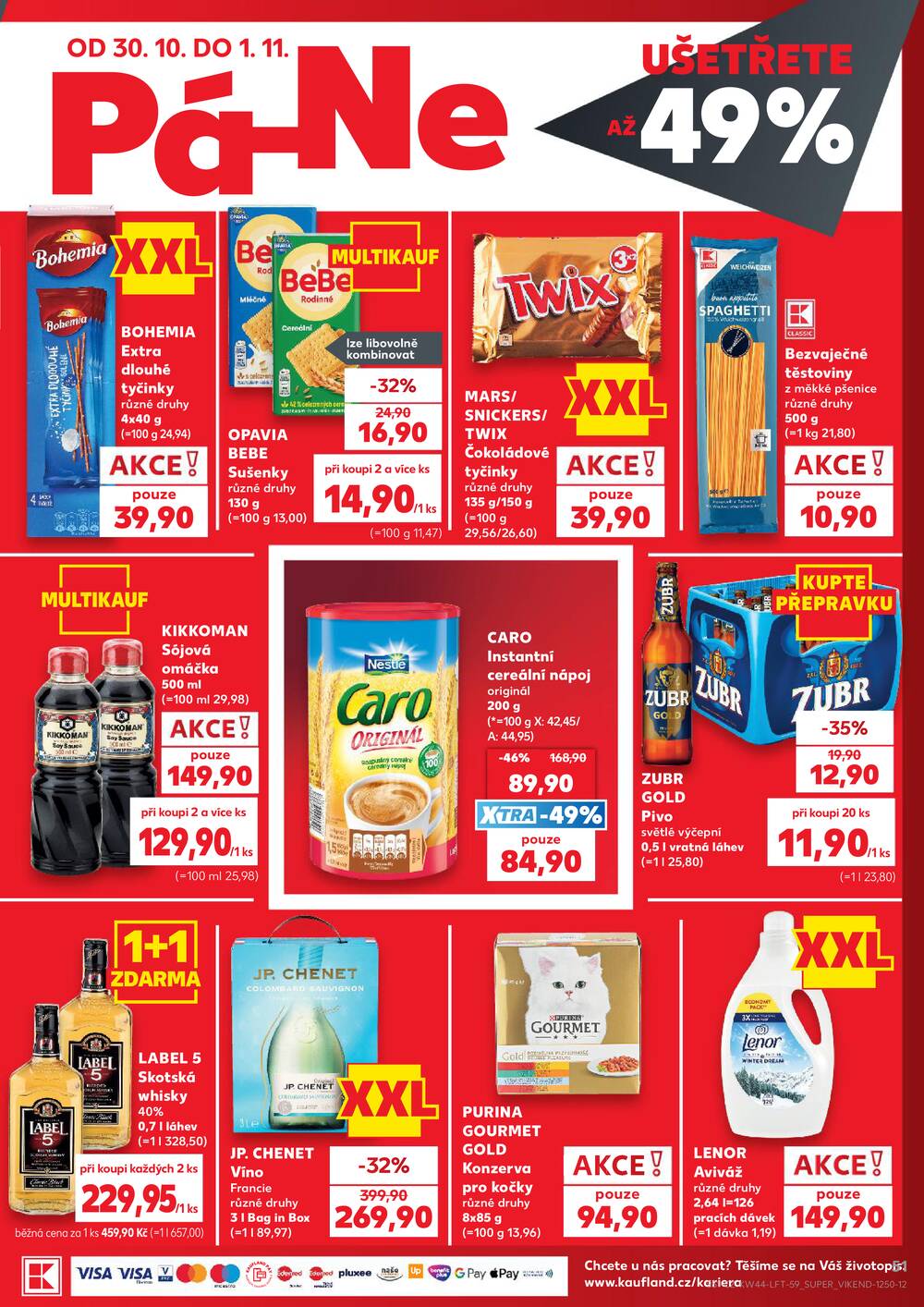 Kaufland 29.10. - 3.11. - Kaufland - Vsetín