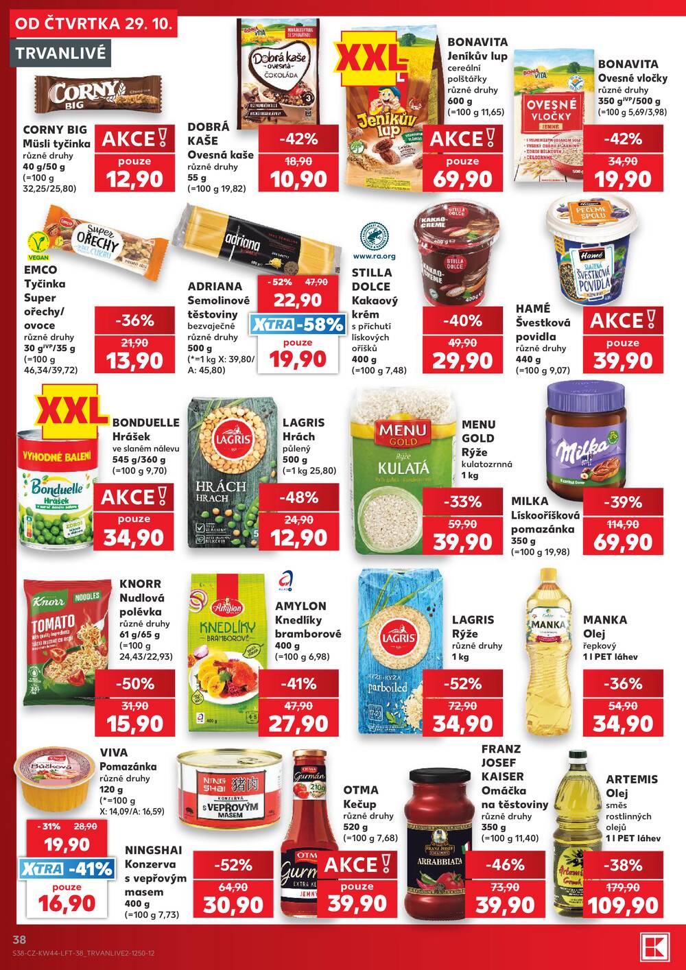 Kaufland 29.10. - 3.11. - Kaufland - Plzeň - Košutka