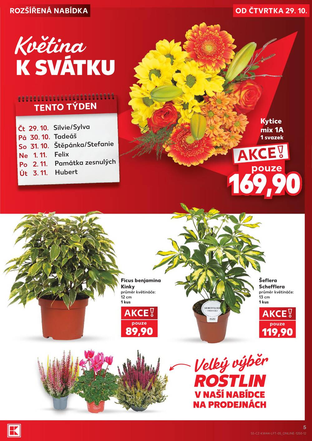 Kaufland 29.10. - 3.11. - Kaufland - Ústí nad Labem (Všebořická)