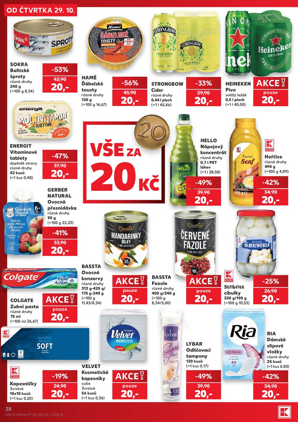 Kaufland 29.10. - 3.11. - Kaufland - Ústí nad Labem (Všebořická)