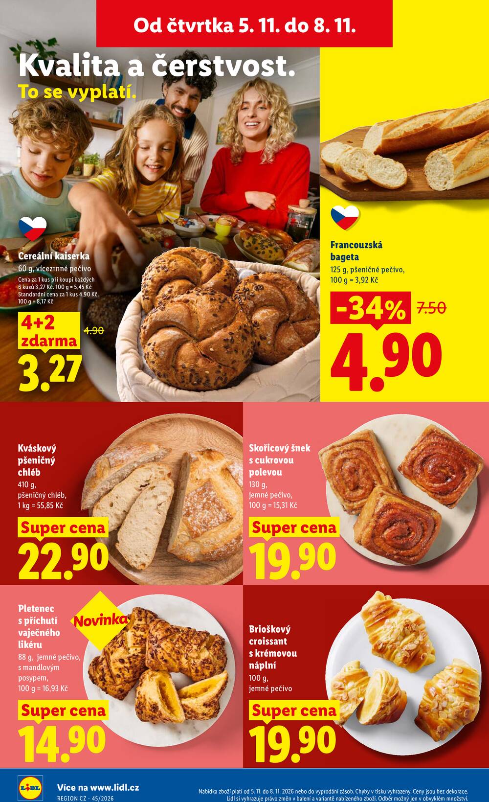Lidl Čtvrtek od 5.11. do 8.11.2026