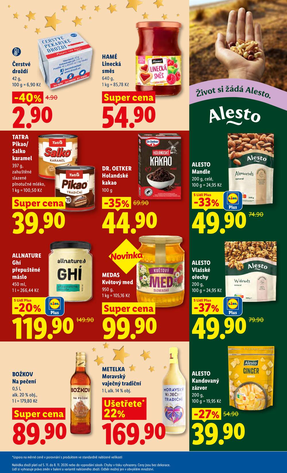Lidl Čtvrtek od 5.11. do 8.11.2026