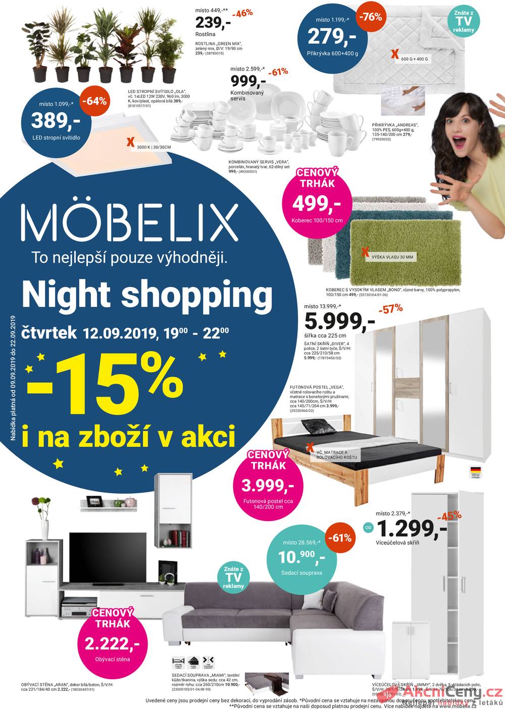 Leták Möbelix - Möbelix od 9.9. do 22.9.2019 - strana 1 Leták Möbelix - Möbelix od 9.9. do 22.9.2019 - strana 1