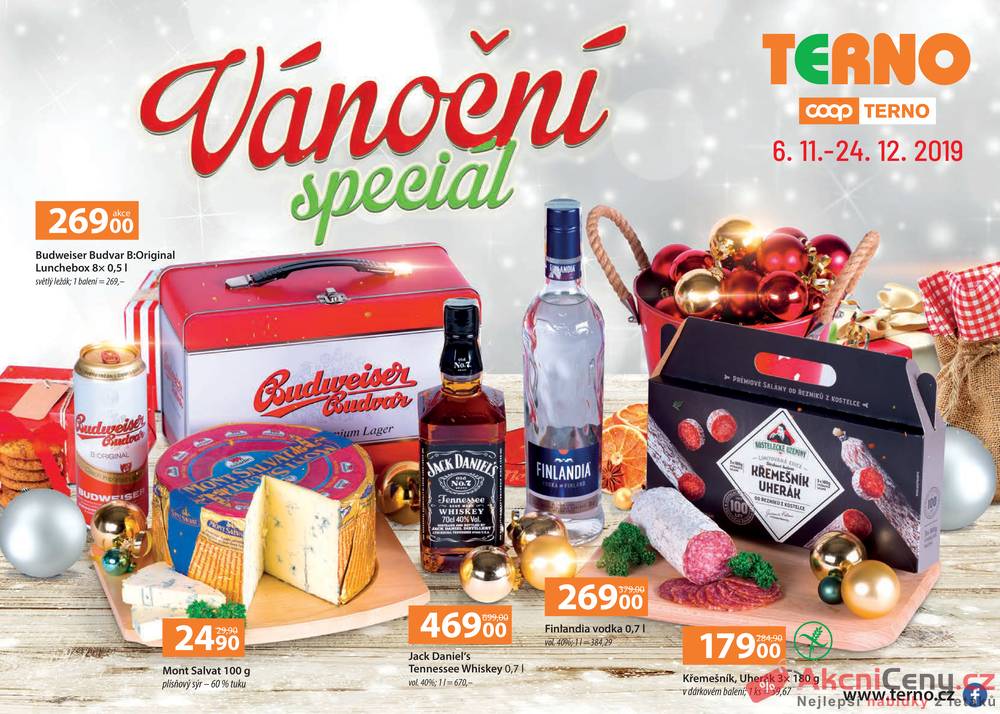 Leták Terno - Terno Vánoční speciál od 6.11. do 24.12.2019 - strana 1 Leták Terno - Terno Vánoční speciál od 6.11. do 24.12.2019 - strana 1