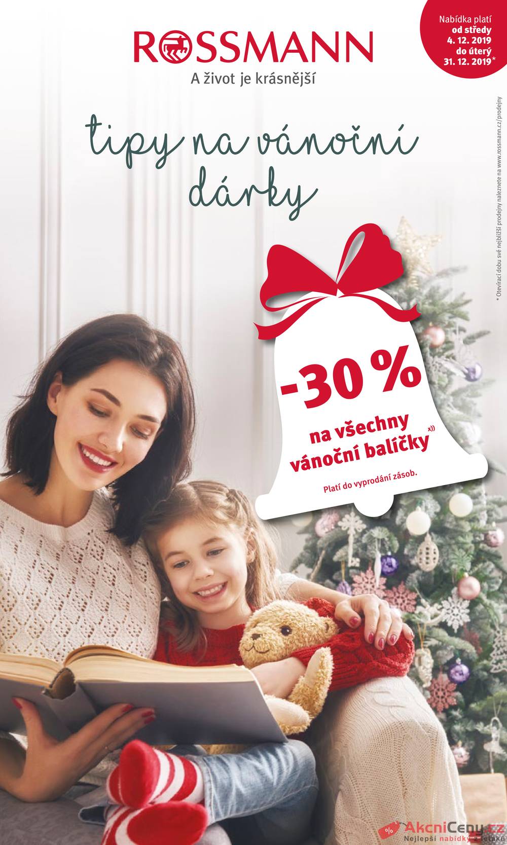 Leták ROSSMANN - Rossmann vánoční katalog od 4.12. do 31.12.2019 - strana 1 Leták ROSSMANN - Rossmann vánoční katalog od 4.12. do 31.12.2019 - strana 1