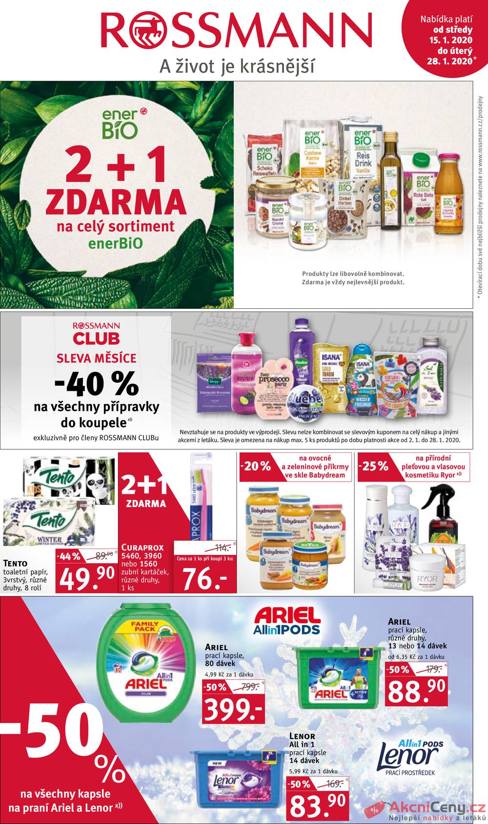 Leták ROSSMANN - Rossmann od 15.1. do 28.1.2020 - strana 1 Leták ROSSMANN - Rossmann od 15.1. do 28.1.2020 - strana 1