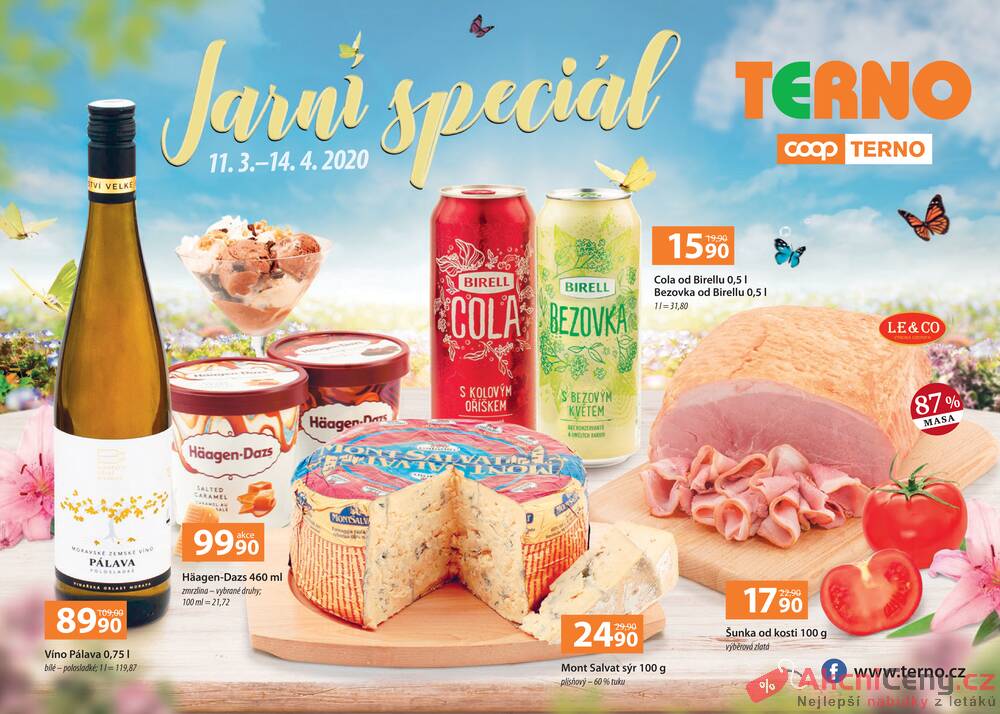 Leták Terno - Terno jarní speciál od 11.3. do 14.4.2020 - strana 1 Leták Terno - Terno jarní speciál od 11.3. do 14.4.2020 - strana 1