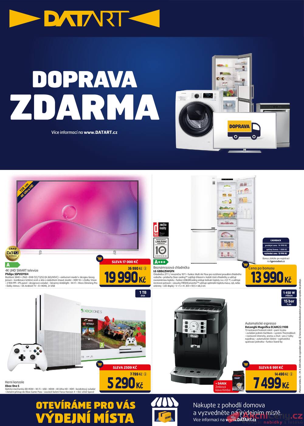 Leták DATART - DATART od 23.3. do 29.3.2020 - strana 1 Leták DATART - DATART od 23.3. do 29.3.2020 - strana 1