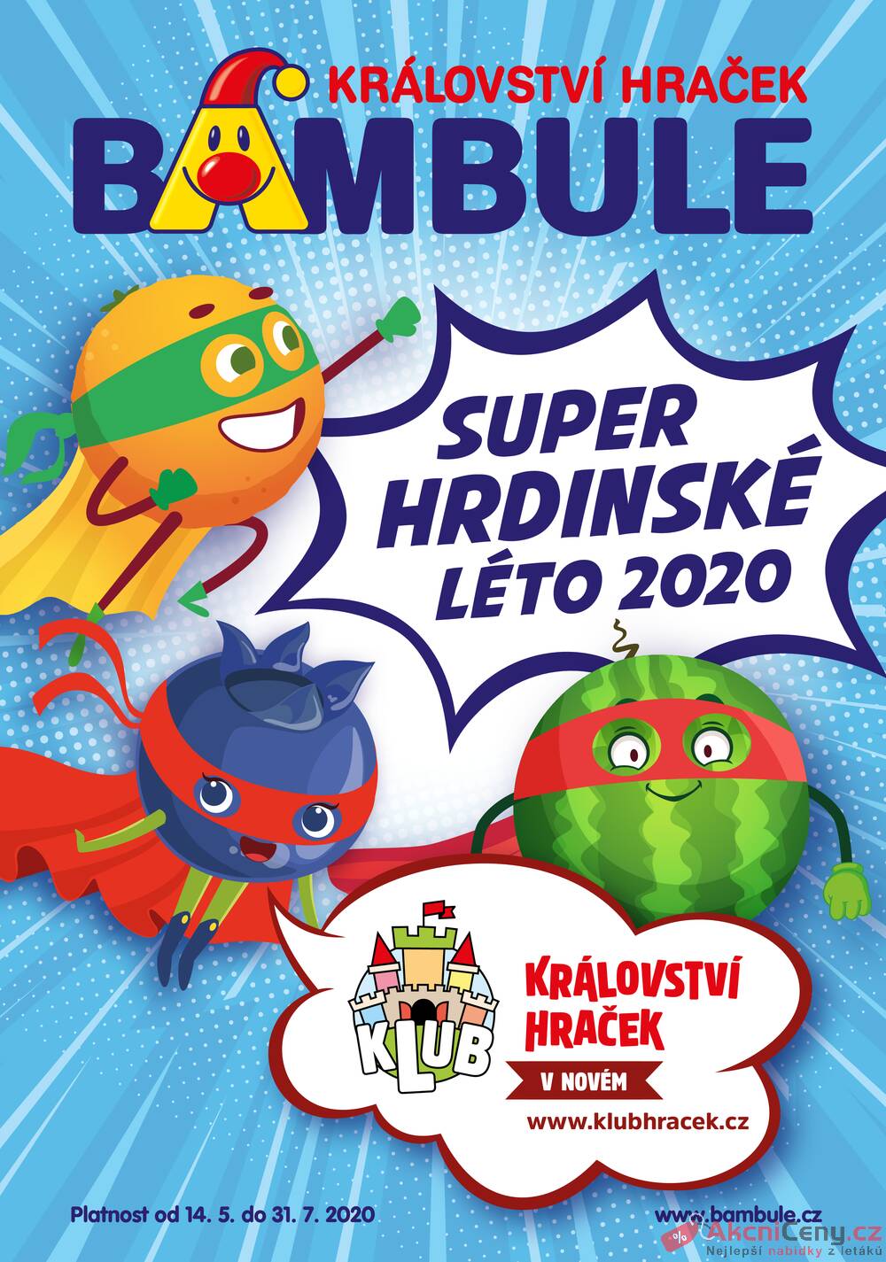 Leták Bambule - Bambule od 14.5. do 31.7.2020 - strana 1 Leták Bambule - Bambule od 14.5. do 31.7.2020 - strana 1