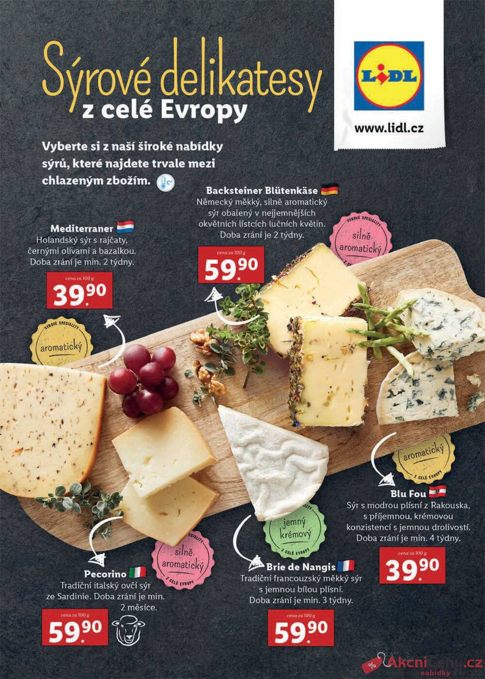Leták Lidl - Lidl Sýrové delikatesy do 31.1. - strana 1 Leták Lidl - Lidl Sýrové delikatesy do 31.1. - strana 1