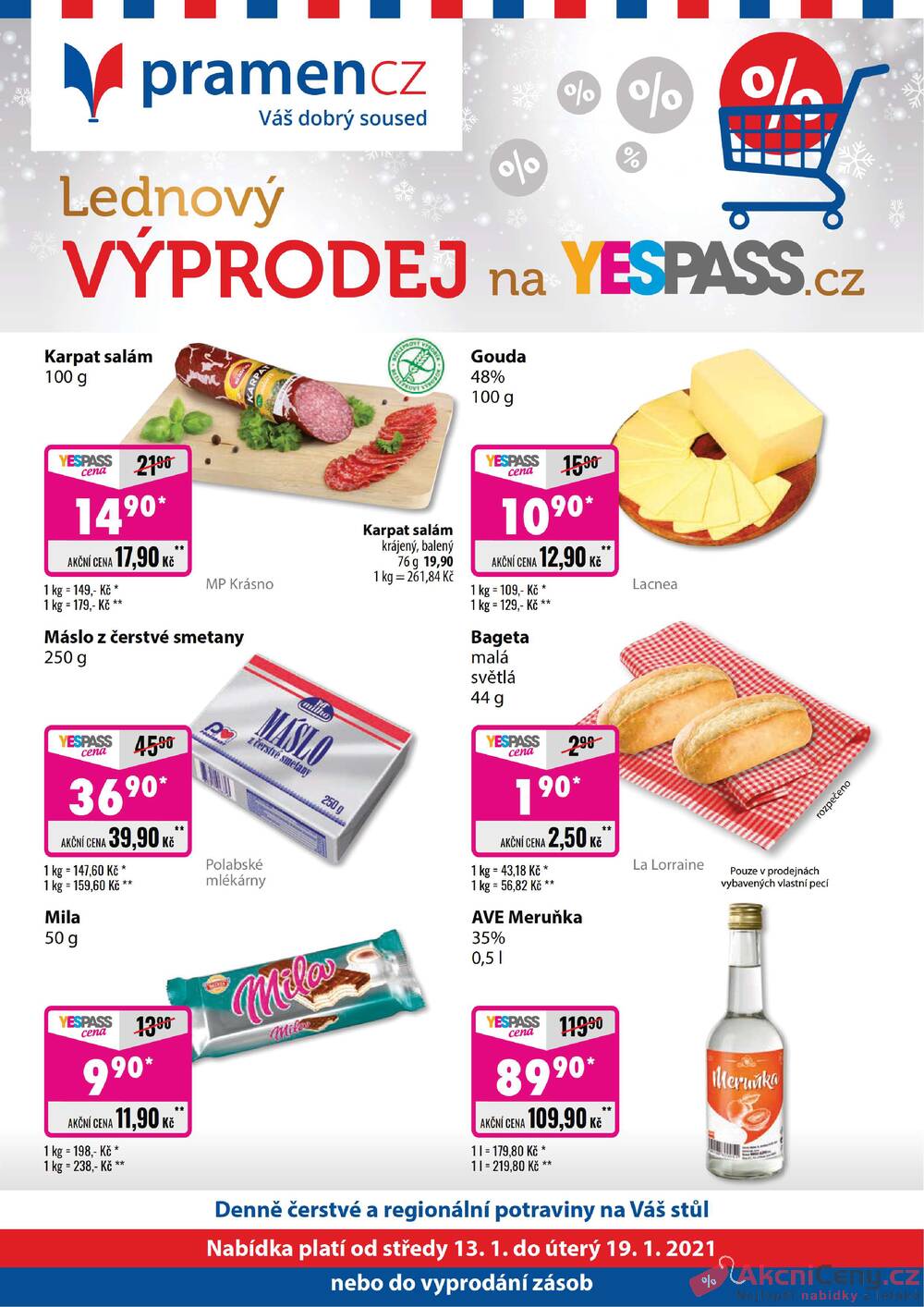 Leták Pramen - Pramen od 13.1. do 19.1.2021 - strana 1 Leták Pramen - Pramen od 13.1. do 19.1.2021 - strana 1