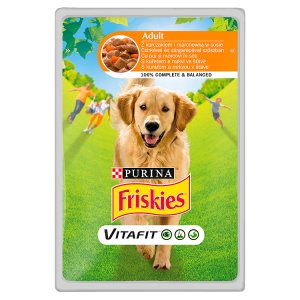 Friskies PES VitaFit kapsička s kuřetem a mrkví ve šťávě 100g