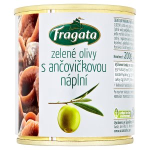 Fragata olivy s náplní ve slaném nálevu 200g, vybrané druhy