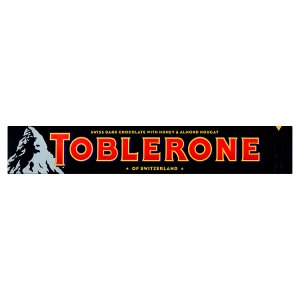 Toblerone Švýcarská hořká čokoláda s medovo-mandlovým nugátem 100g