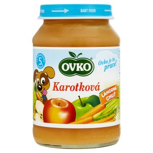 Ovko Karotková kojenecká výživa 190g