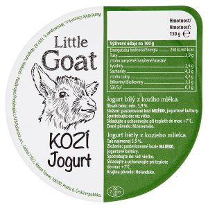 Jogurt bílý z kozího mléka 150g