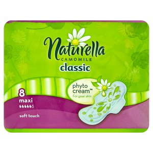 Naturella Camomile Classic maxi hygienické vložky s jemnou vůní 8 ks