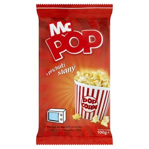 Mc Pop Druid Popcorn do mikrovlnné trouby s příchutí slaný 100g