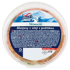 Varmuža Matjesy v oleji s pažitkou 200g