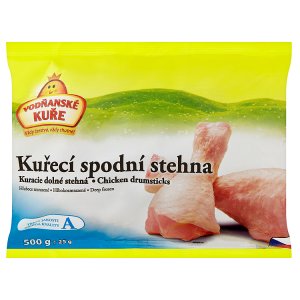 Vodňanské Kuře Kuřecí spodní stehna hluboce zmrazené 500g