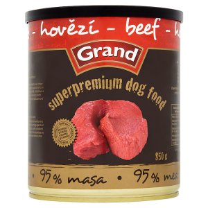 Grand Hovězí krmivo pro psy 850g