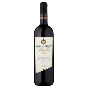 Víno Mikulov Sommelier Club Modrý portugal jakostní víno odrůdové suché červené 0,75l