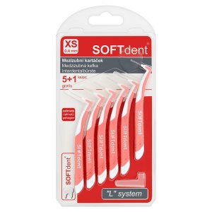 SOFTdent Mezizubní kartáček "L" system XS 5+1 ks