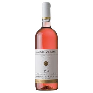 Znovín Znojmo Cabernet Sauvignon Rosé odrůdové růžové jakostní polosuché víno 0,75l