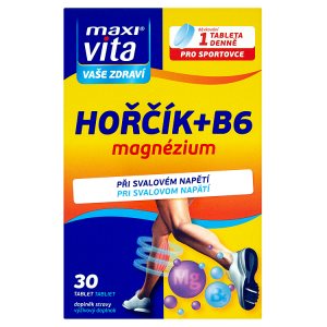 MaxiVita Vaše Zdraví Hořčík+ B6 magnézium 30 tablet 25,65g