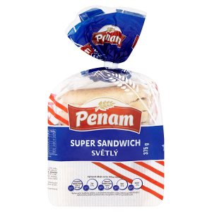 Penam Super sandwich světlý chléb pšeničný 375g