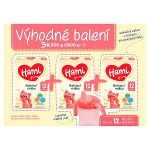 Hami Batolecí mléko 12+ 3 x 600g