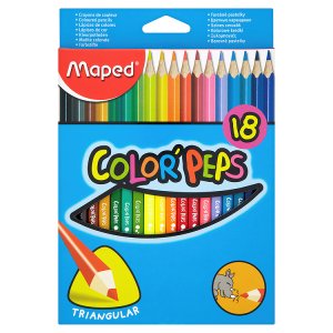 Maped Color' Peps Pastelky trojboké 18 ks