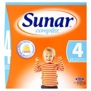 Sunar Complex 4 sušená mléčná výživa pro malé děti 2 x 300g
