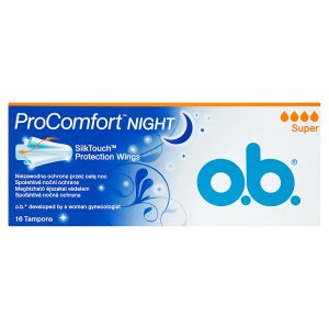 O.B. ProComfort Night tampóny super 16 ks