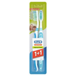 Oral-B 3 Effect Natural fresh zubní kartácek 1 + 1 - střední