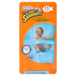 Huggies Little Swimmers Natahovací plenky na plavání 5-6 12-18kg 11 ks