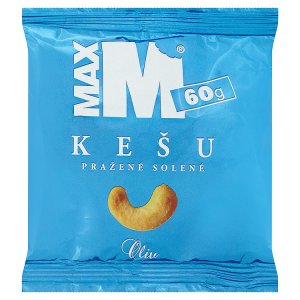 M Max Kešu pražené solené 60g
