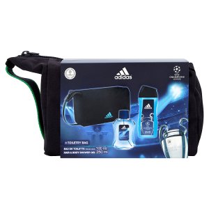Adidas Champions League - Toaletní voda 100ml + sprchový gel na tělo a vlasy 250ml + toaletní taška