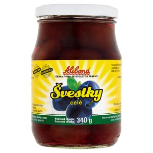 Alibona Švestky celé sterilovaný kompot 340g