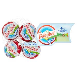 Babybel Mini light sýr 4 x 20g