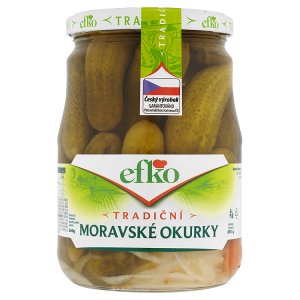 efko Moravské okurky 670g