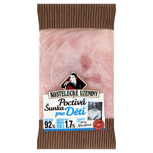 Kostelecké Uzeniny Poctivá šunka pro děti 0,100kg