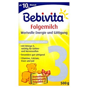 Bebivita 3 Instantní mléčná pokračovací kojenecká výživa 2 x 250g