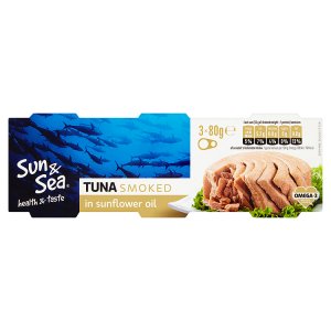 Sun & Sea Tuňák zauzený ve slunečnicovém oleji 3 x 80g