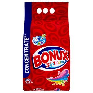 Bonux 3v1 color prací prášek 80 praní 6kg