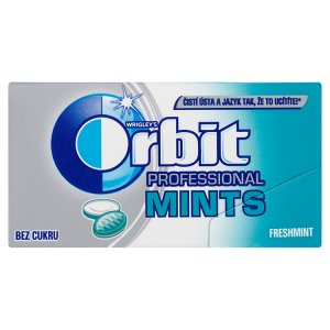 Wrigley's Orbit Professional bonbóny bez cukru 18g, vybrané druhy