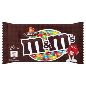 M&M's Čokoládové dražé v křupavé cukrové skořápce 45g