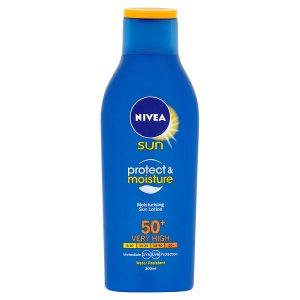 Nivea Sun Protect & Moisture Hydratační mléko na opalování OF 50+ 200ml