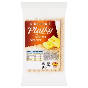 Michelské Pekárny Křehké plátky sýrové 65g
